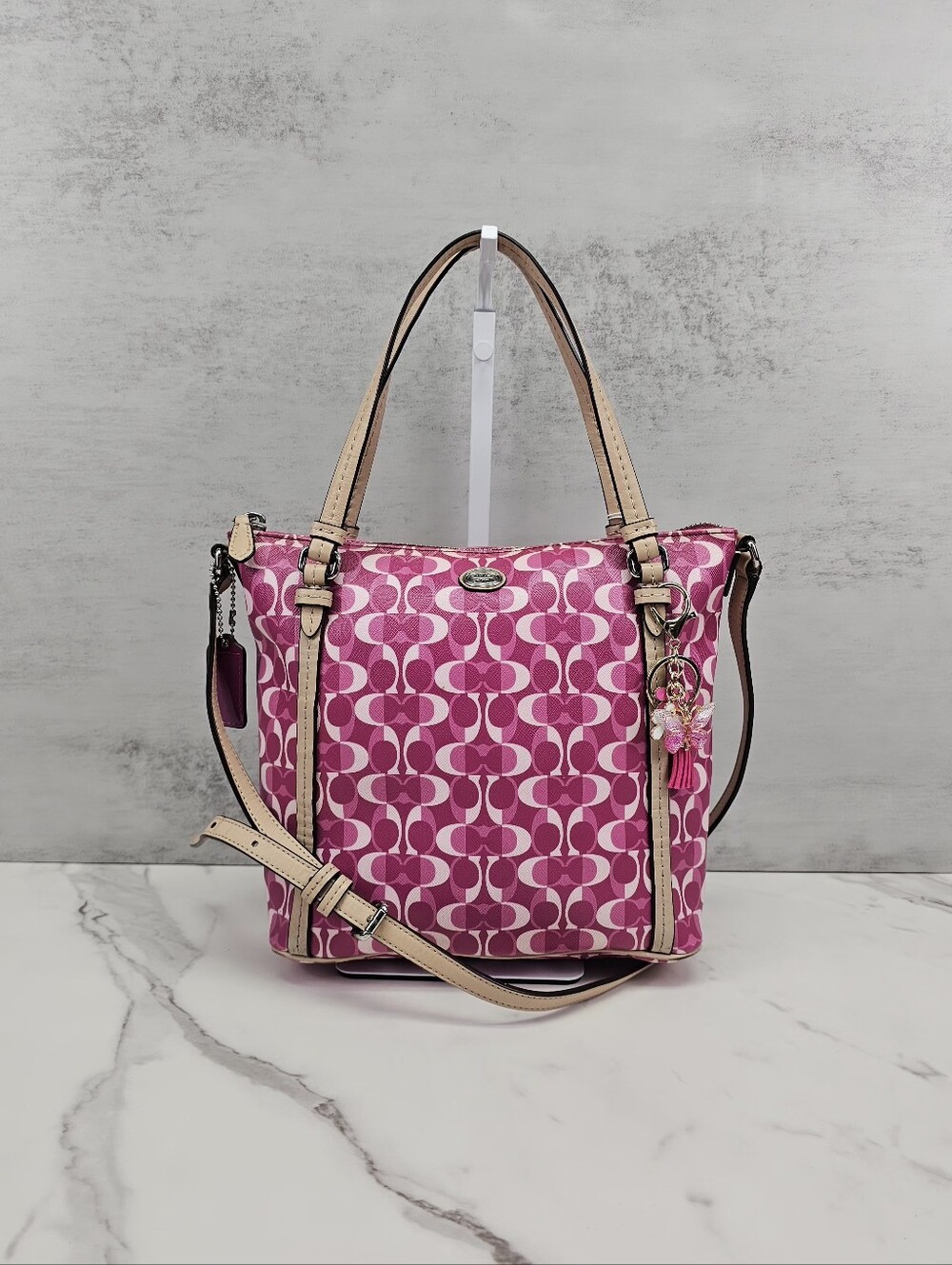 Coach Y2K Pink Peyton Dream C Small Tote Bag